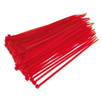 RED CABLE TIE 200mm x 4.8mm