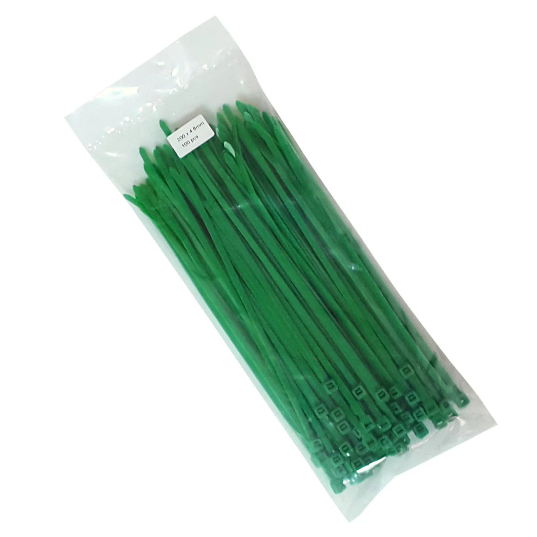 GREEN CABLE TIE 200mm x 4.8mm