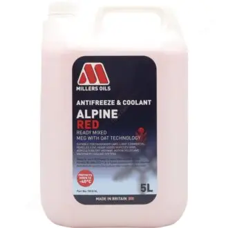 Alpine Red Antifreeze & Coolant Ready Mixed