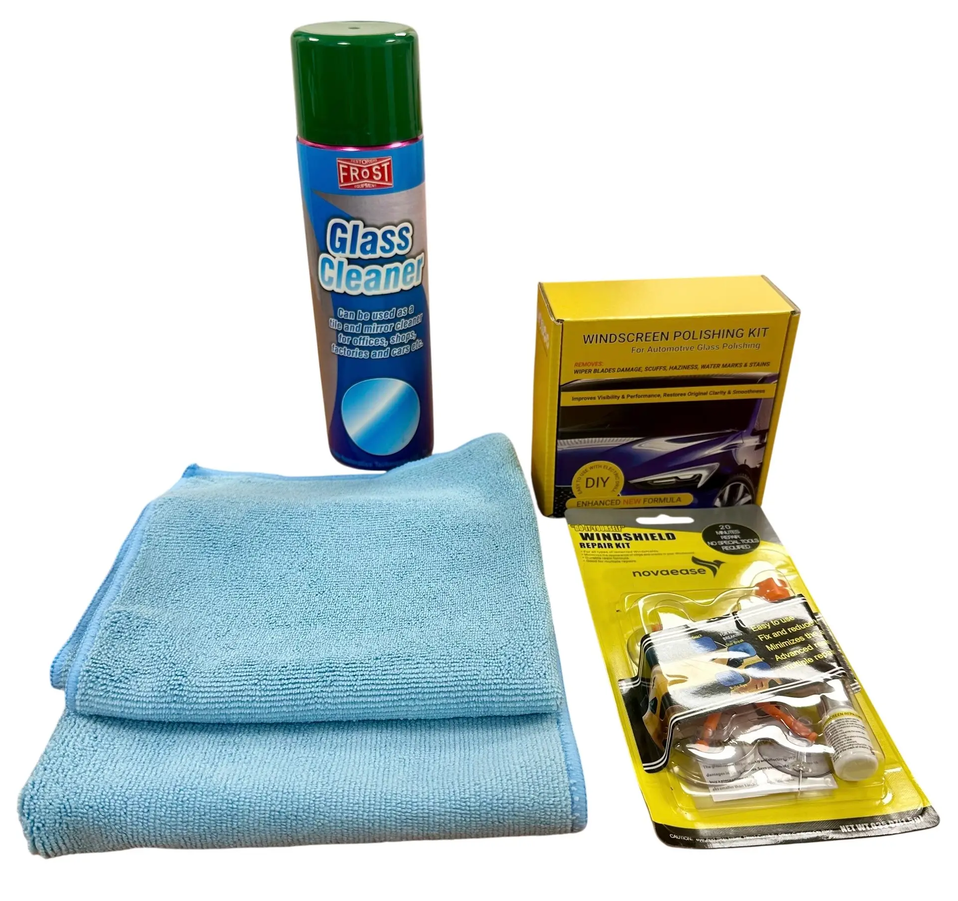 Complete Windscreen Repair & Cleaning Kit