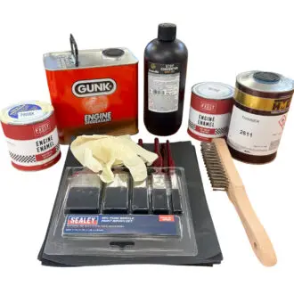Complete Engine Restoration & Paint Prep Bundle - Gloss Black