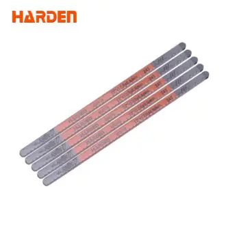 Harden 10pcs 12" High Carbon Steel Hacksaw Blades – 24 TPI Metal & Plastic Cutting Replacement Set