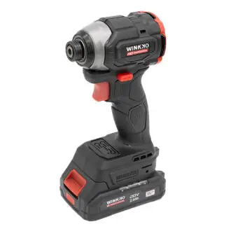 20V Brushless Cordless Impact Screwdriver 2 × 4.0Ah Batteries +1 x 4A Battery Charger & Carry Case