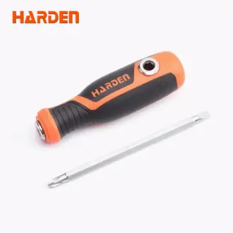 Harden 2-in-1 Screwdriver with Double-Ended Bit – Heavy Duty Multi-Function Tool for Home, DIY & Repairs