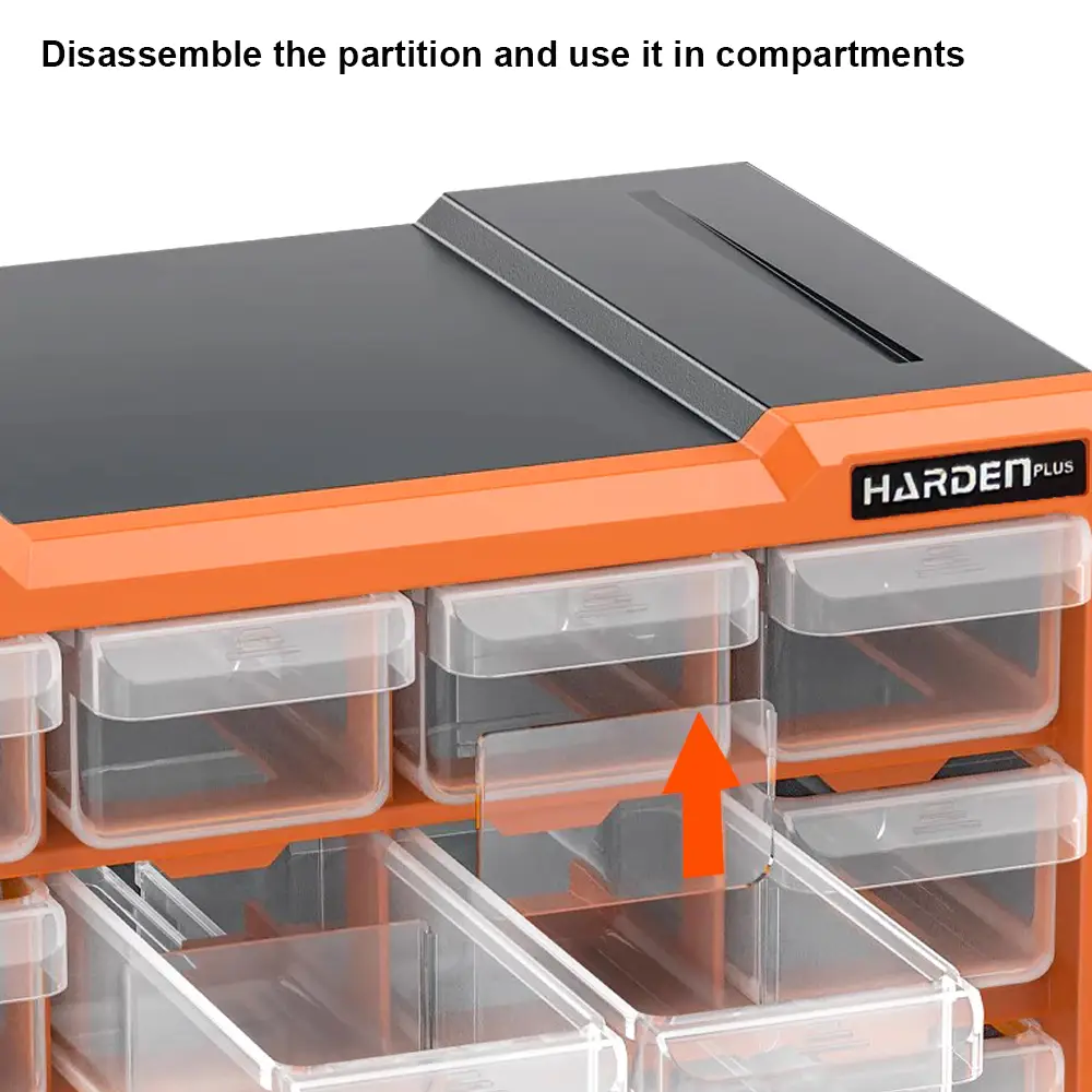 Modular Storage Tower – Heavy Duty Multi-Drawer Tool Storage System with 39 Drawers - Image 3