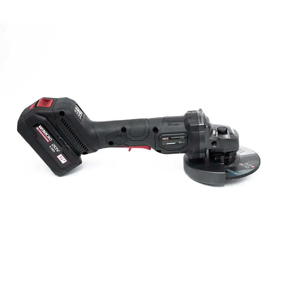 20V Cordless Angle Grinder – 125mm (5") Brushless with 2 x 4.0Ah Battery + 1 x 4A Battery Charger - Image 2