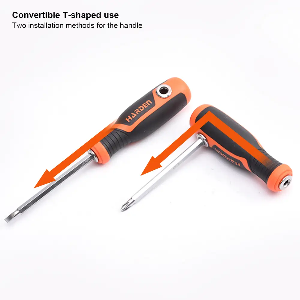 Harden 2-in-1 Screwdriver with Double-Ended Bit – Heavy Duty Multi-Function Tool for Home, DIY & Repairs - Image 4