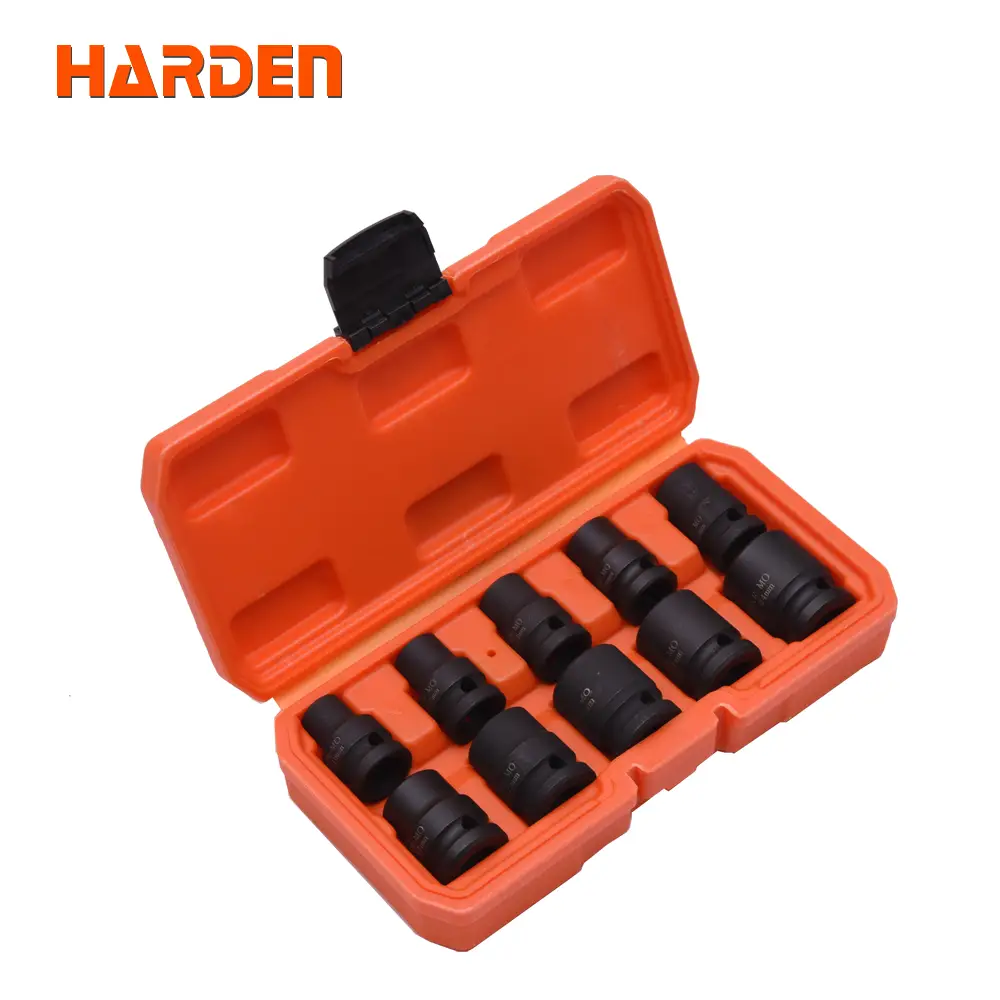 Harden 10pc 1/2" Impact Socket Set – Heavy Duty Sockets for Garage & Workshop
