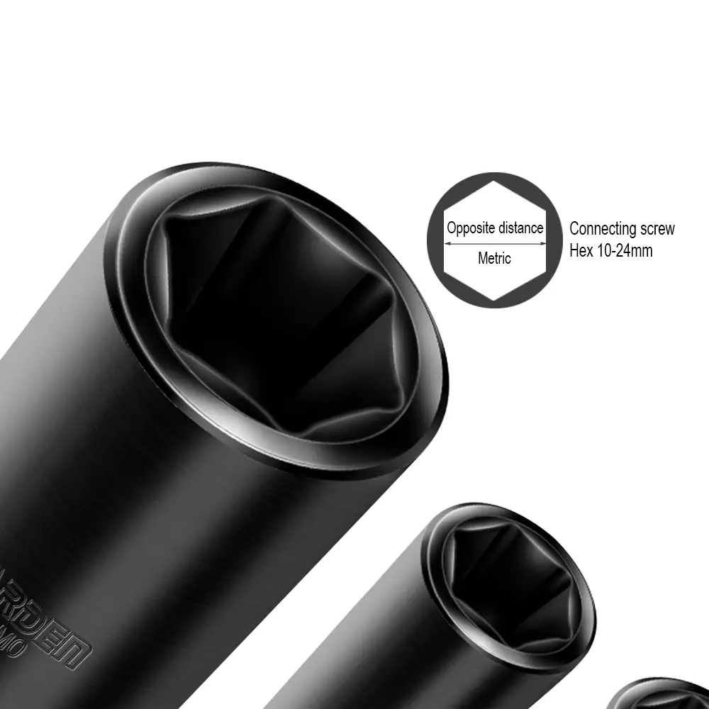 Harden 10pc 1/2" Impact Socket Set – Heavy Duty Sockets for Garage & Workshop - Image 3