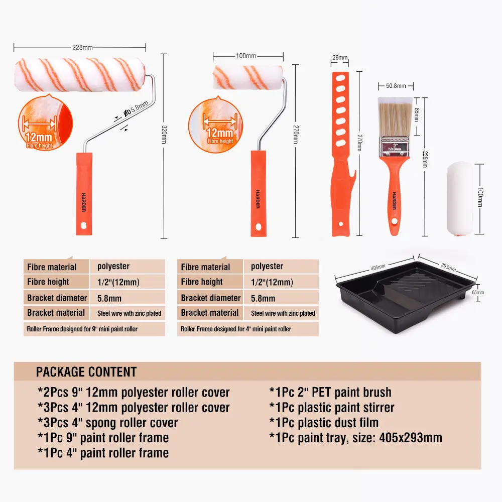 14pcs Paint Roller Set - Image 3