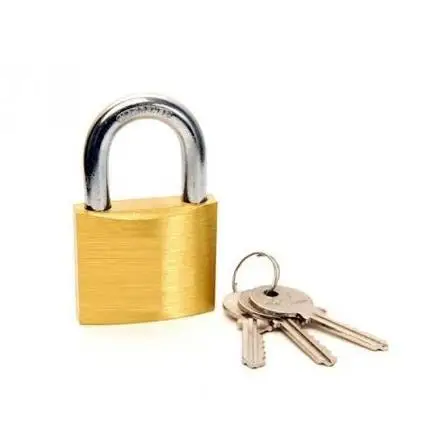 Classic Heavy Duty Brass Padlock x 50mm