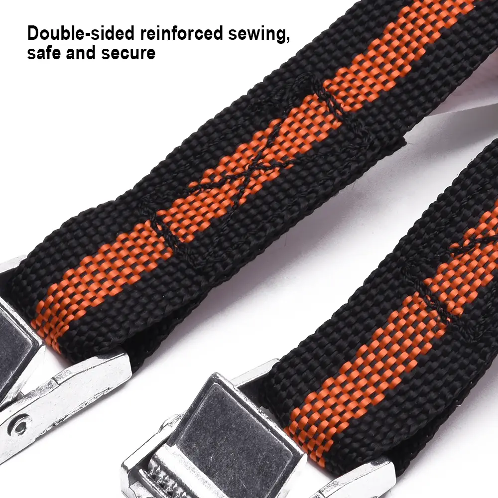 2Pcs Ratchet Tie Down Set – Heavy Duty Cargo Lashing Straps for Secure Transport of Loads, Trailers, Vans & Trucks (25mm x 2.5m) - Image 3