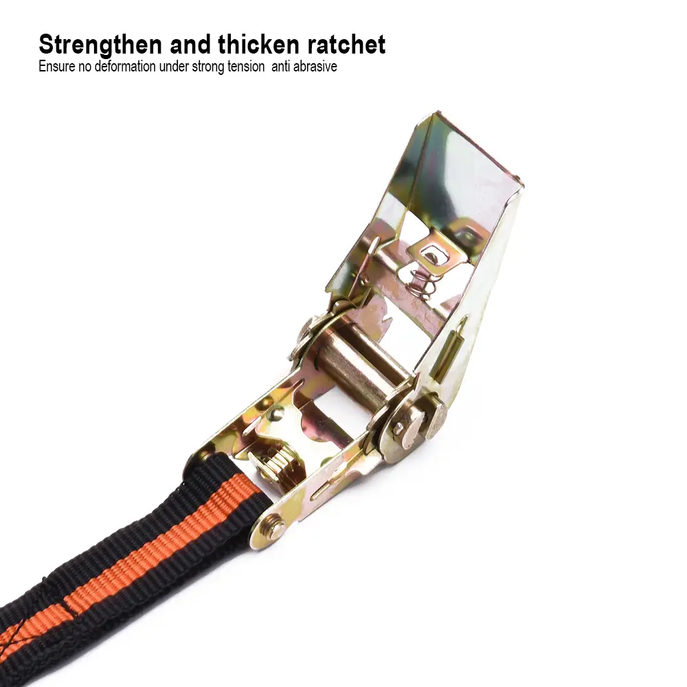 Ratchet Tie Down Straps – Heavy Duty Cargo Lashing Straps for Trailers, Vans, Trucks & Load Securing (25mm x 5m) - Image 2