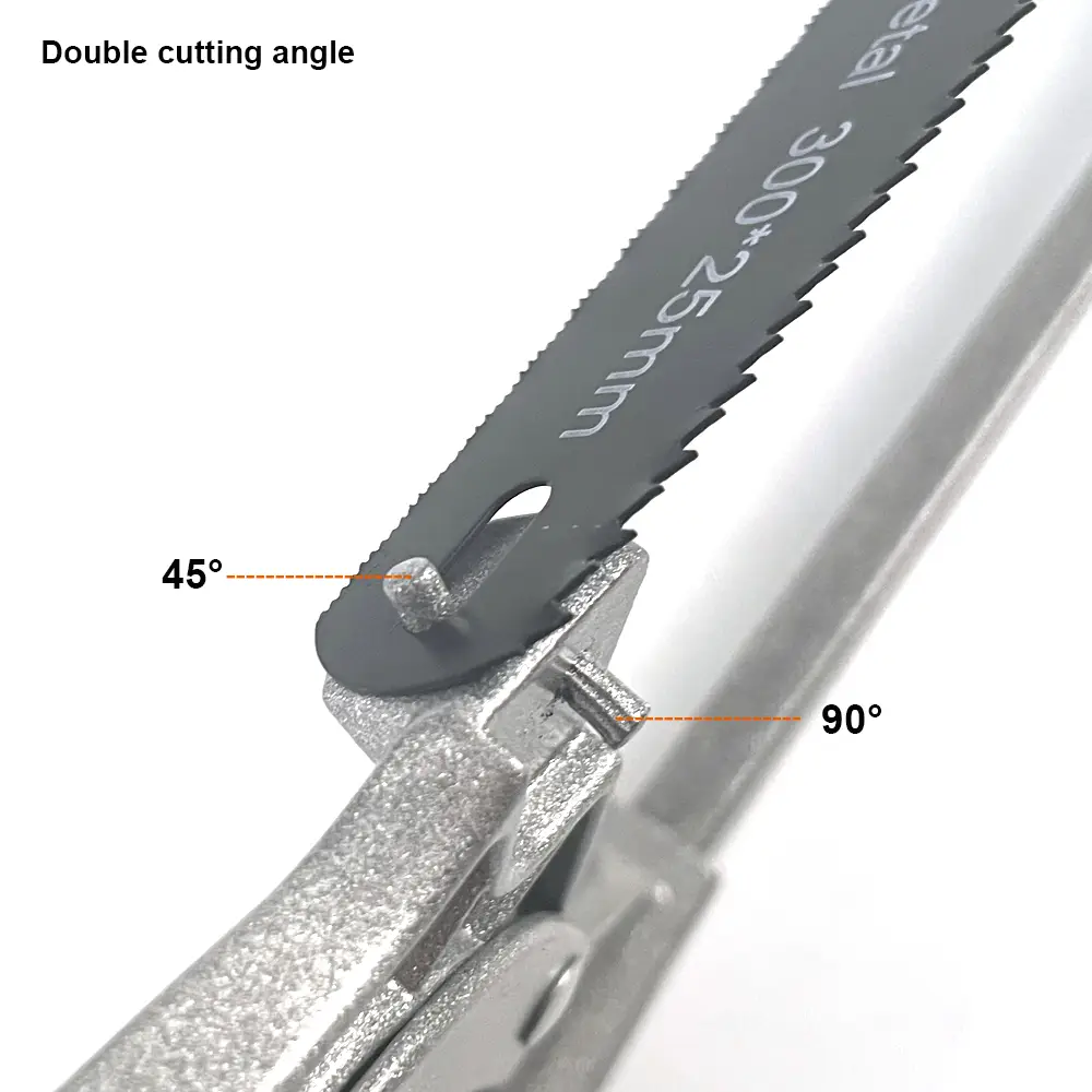 Harden 12" (304mm) Aluminium Hacksaw Frame – Professional High-Tension Saw with Soft-Grip Front & D-Handle - Image 5