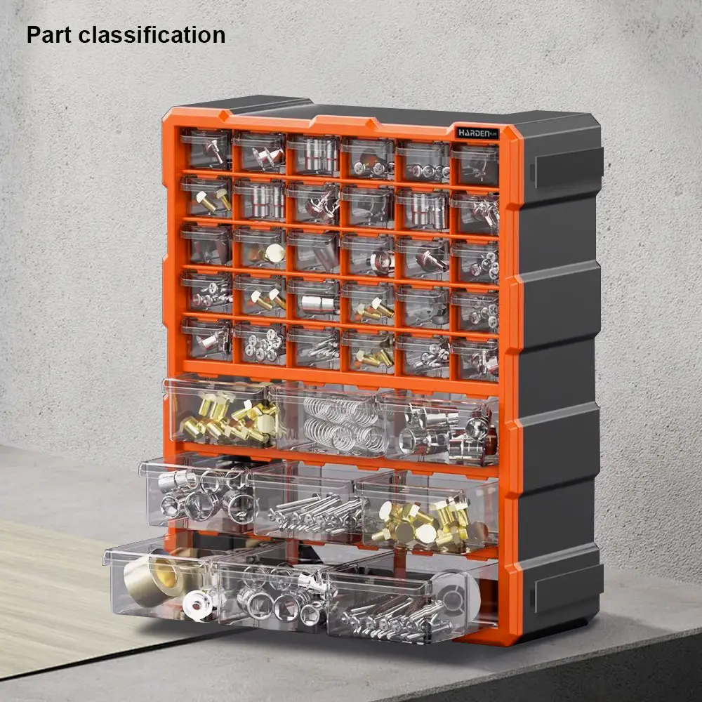 Modular Storage Tower – Heavy Duty Multi-Drawer Tool Storage System with 39 Drawers - Image 7