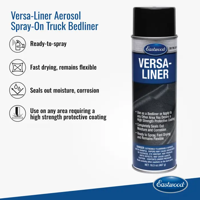 Eastwood Versa-Liner Aerosol Spray On Truck Bedliner - Image 2