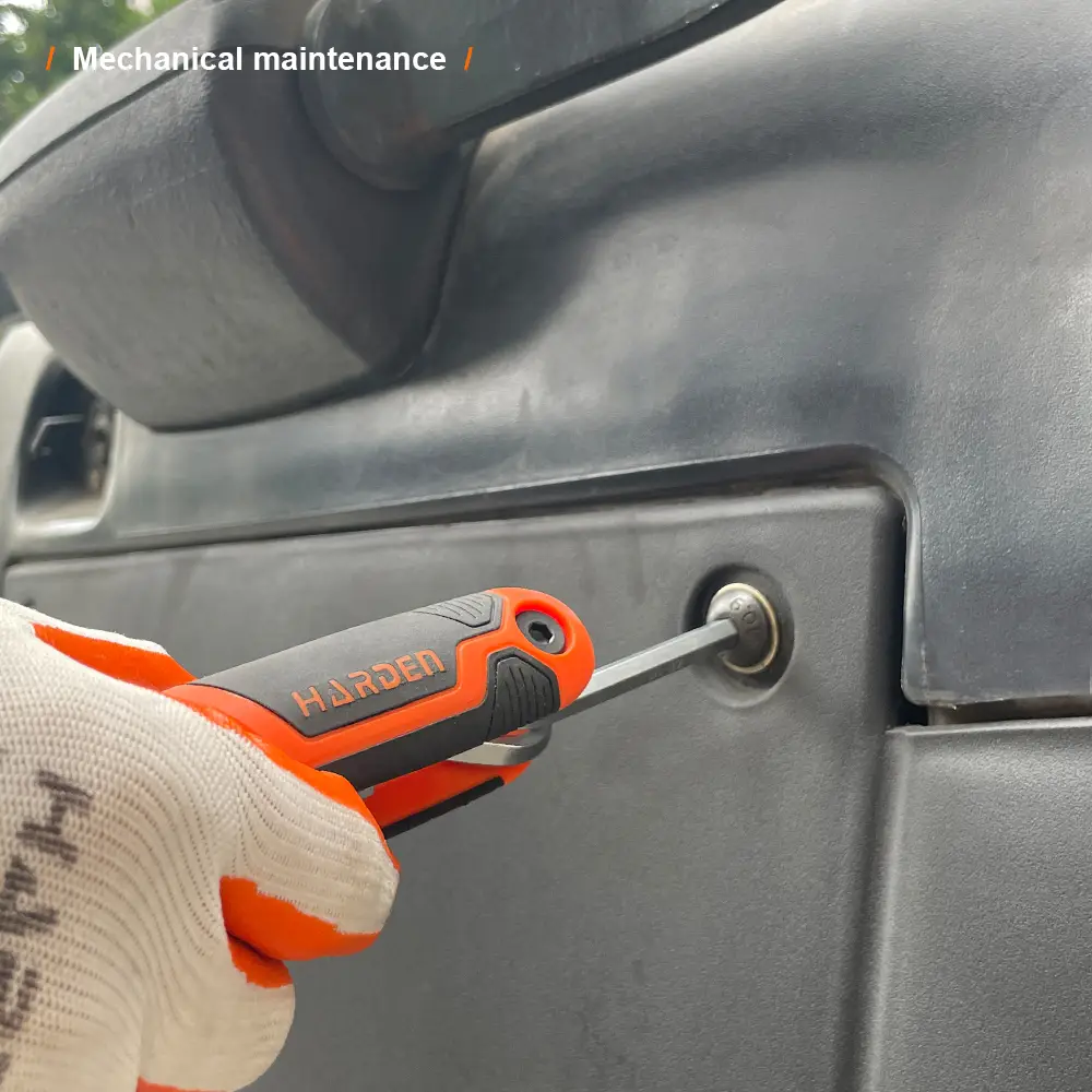 Harden 8-in-1 Folding SAE Hex Key Set – Compact Imperial Allen Key Tool - Image 5
