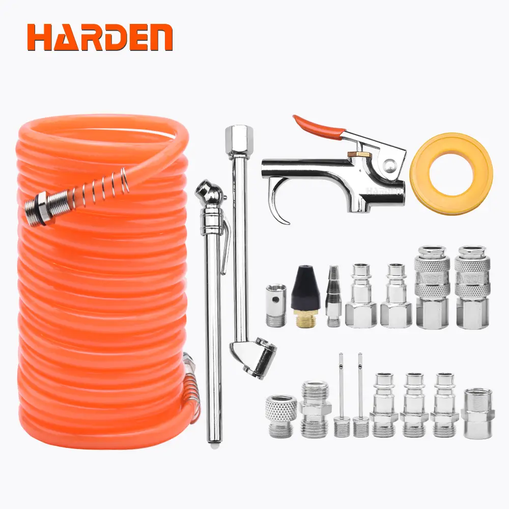 20pc European Fittings Air Blow Gun Set – Heavy Duty Pneumatic Air Duster Kit for Cleaning, Workshop, Garage & Compressor Use