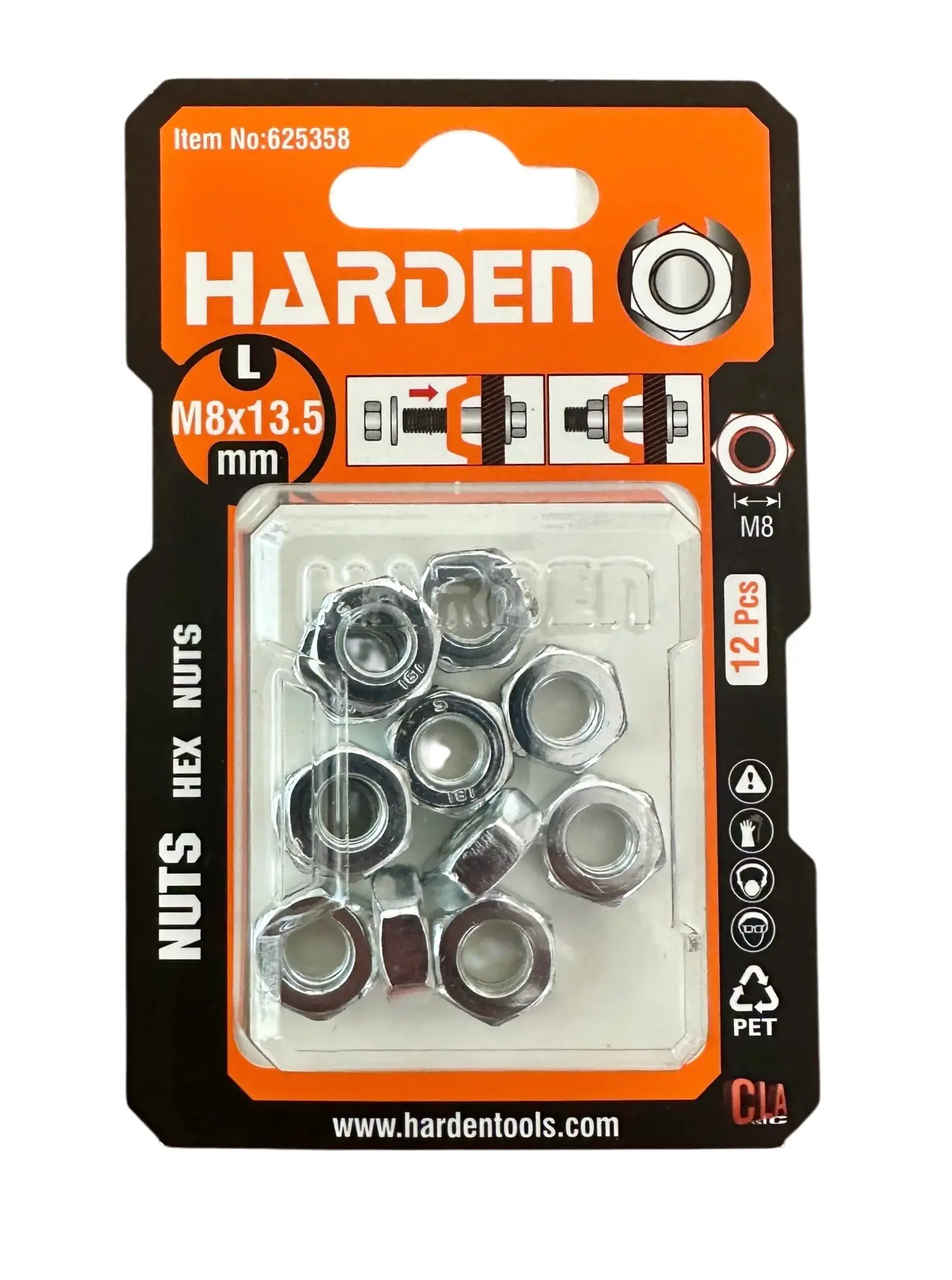 Nuts Hex Sets - 7 Different Sizes - Choose your size from the dropdown below.