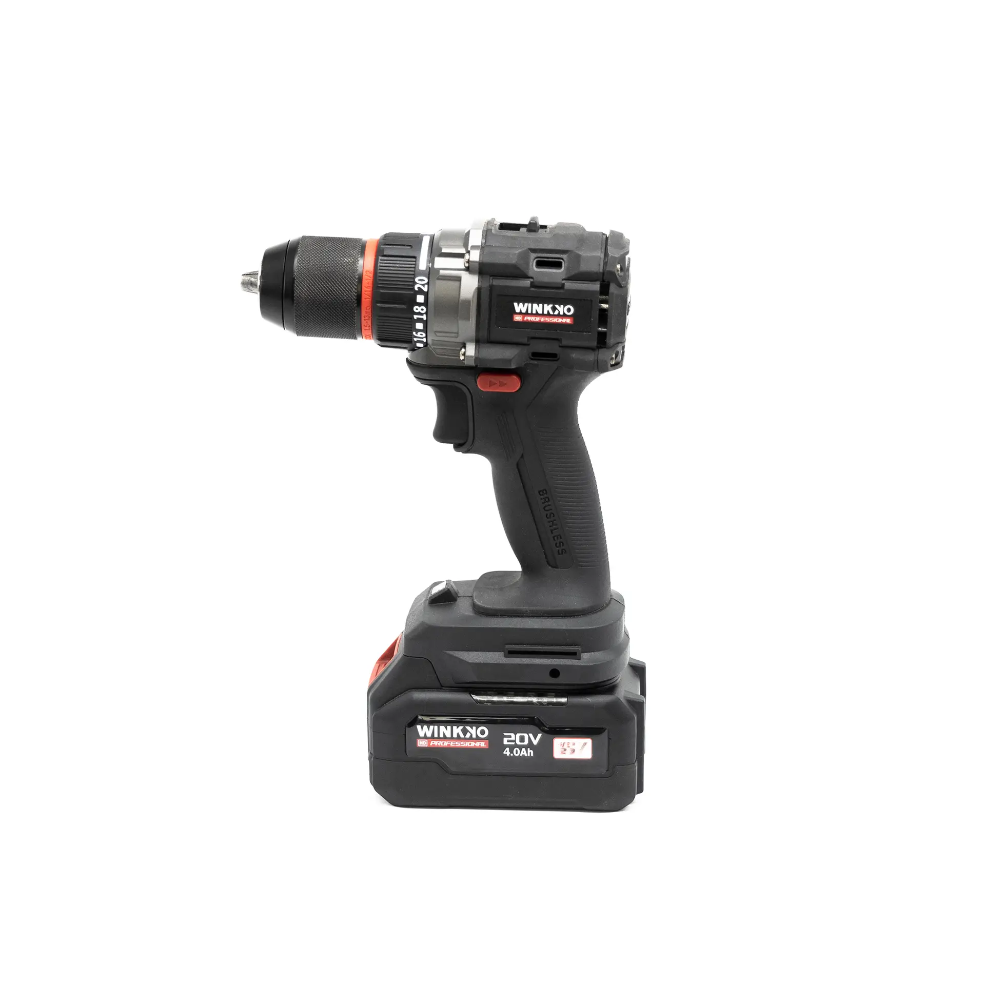 20V Brushless Cordless Drill – 2×4.0Ah Batteries + 4A Battery Charger & Carry Case - Image 2