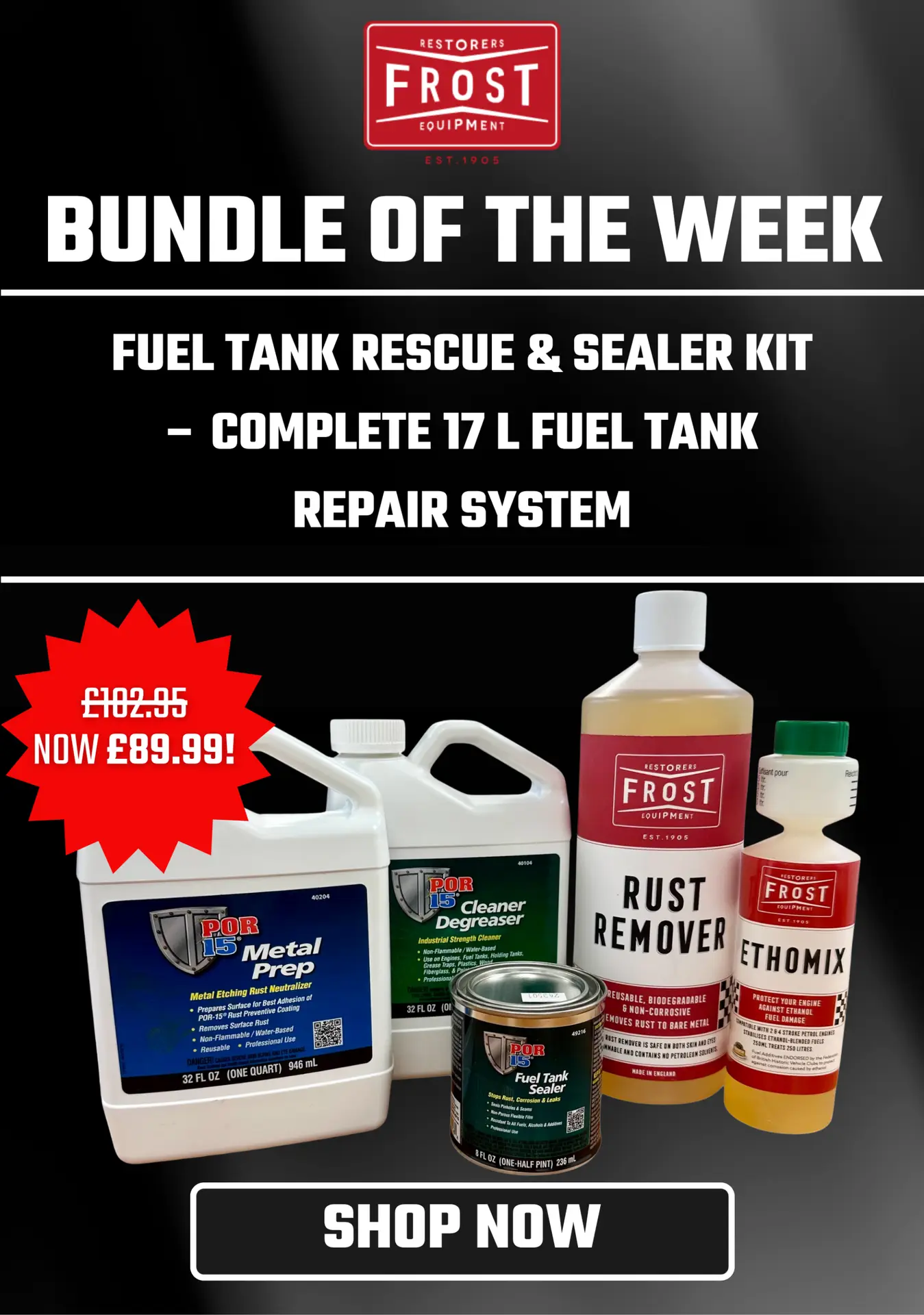 Frost Web Cards - Fuel Tank Kit