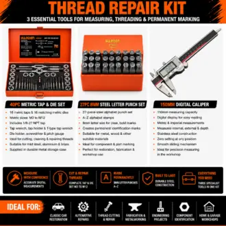 Harden Precision Metalworking & Thread Repair Kit