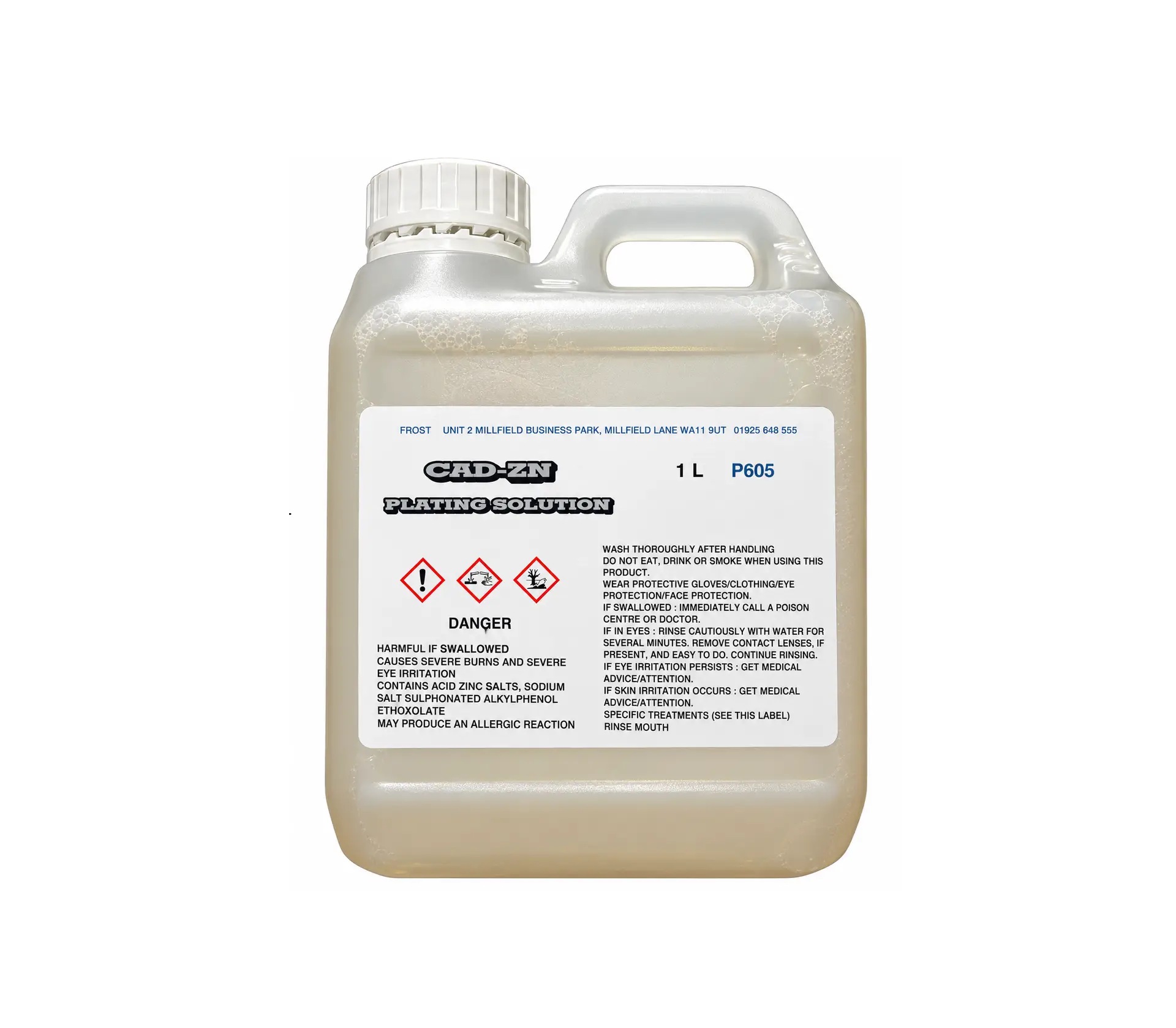 CAD-ZN Plating Solution – 1 Litre