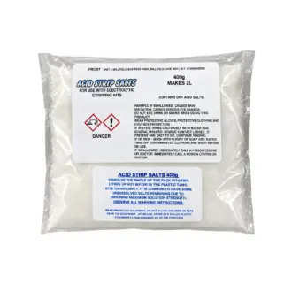 Acid Strip Salts 400g – Makes 2L Electrolytic Stripping Solution