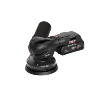 20V Brushless Cordless Orbital Sander with Dust Extraction/Collection – 2 x 4Ah Batteries + 1 x 4A Battery Charger