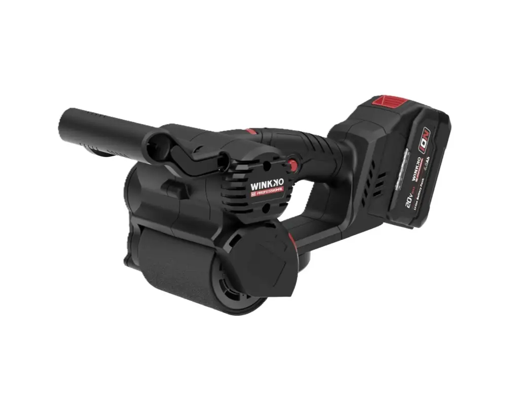 20V Cordless Surface Renovation Tool (80×100mm, 6‑Belt Kit) + 2 x 40Ah Batteries & 1 x 4A Battery Charger