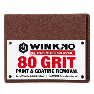 80 Grit Sanding belts for PSR201BL – 5 Pack